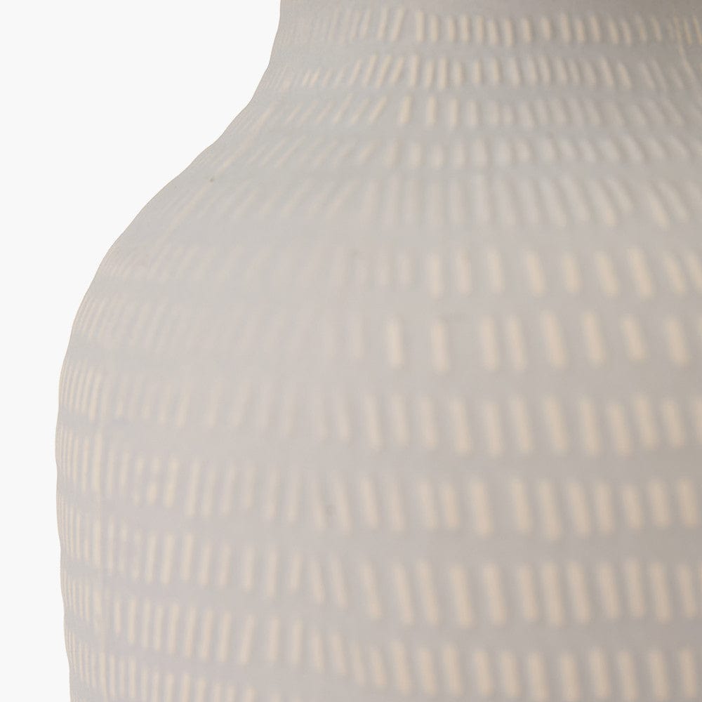 Kai Duck Egg Textured Tall Ceramic Table Lamp.