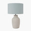 Kai Duck Egg Textured Tall Ceramic Table Lamp.