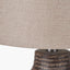 Pacific Lifestyle Lighting Kai Earth Coloured Textured Tall Ceramic Table Lamp House of Isabella UK