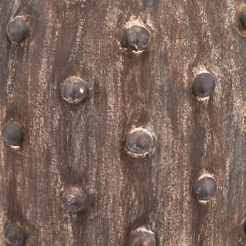 Kali Textured Dot Grey Stoneware Table Lamp Base.