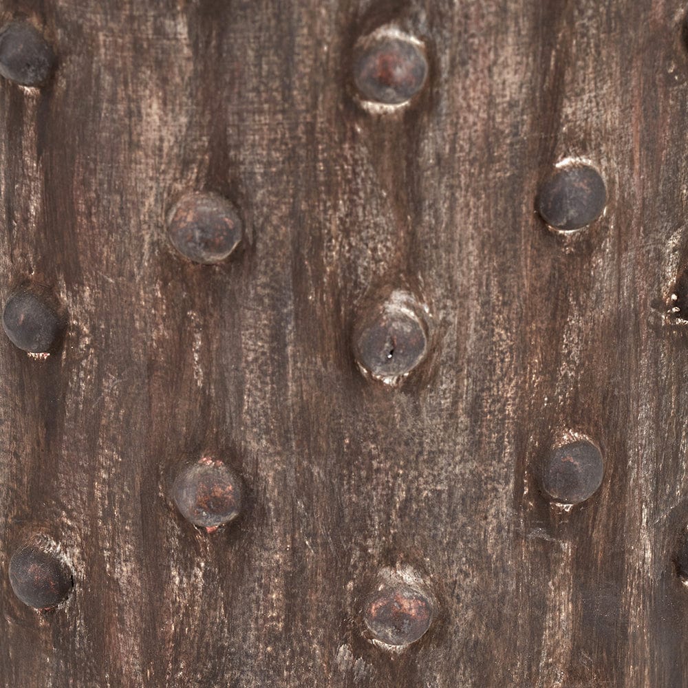 Kali Textured Dot Grey Stoneware Table Lamp Base.