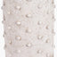 Kali Textured Dot Light Grey Stoneware Table Lamp Base.