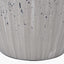 Pacific Lifestyle Lighting Kalli White and Grey Flecked Ceramic Table Lamp House of Isabella UK