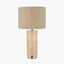 Kanoa Limestone Cylinder Table Lamp.