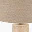 Kanoa Limestone Cylinder Table Lamp.