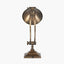 Kensington Antique Brass Metal Arched Arm Task Table Lamp.