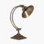 Kensington Antique Brass Metal Arched Arm Task Table Lamp.