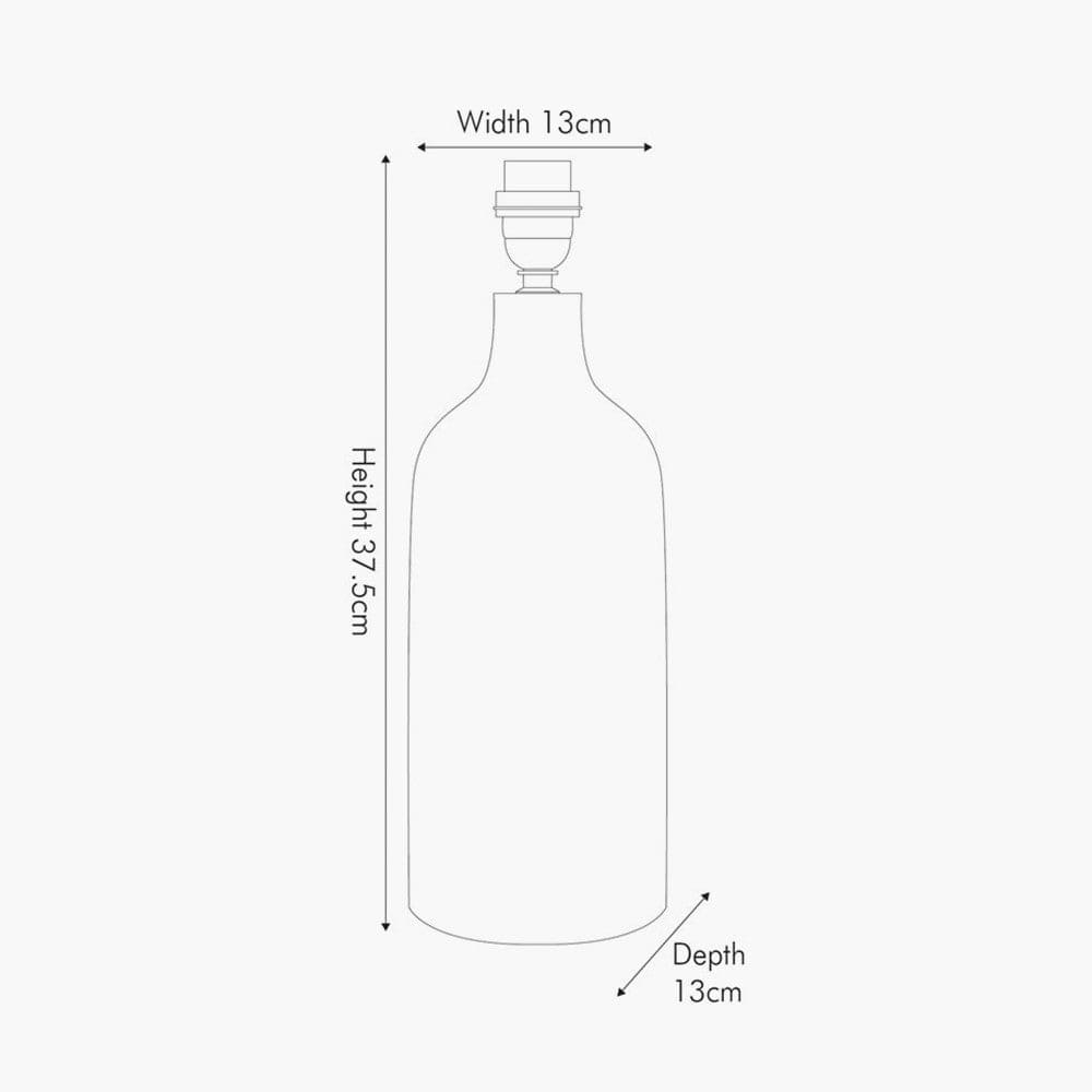 Keros Marble Effect Gold Leaf Glaze Stoneware Table Lamp - Base Only.