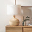 Kiah Natural Mango Wood Round Table Lamp Base.
