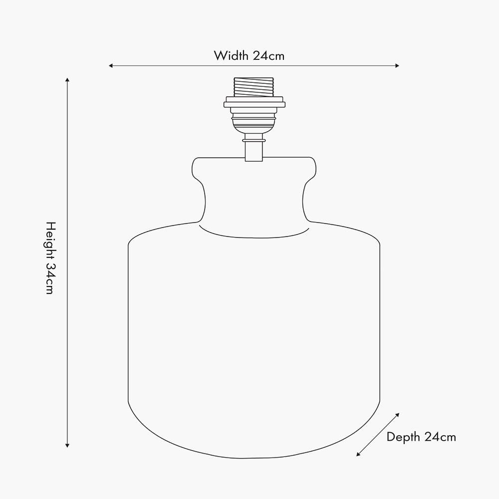 Kingsbury White Wash Large Carved Wood Table Lamp.