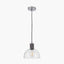 Pacific Lifestyle Lighting Kingston Clear Glass with Antique Bronze Fitting Elec Pendant House of Isabella UK