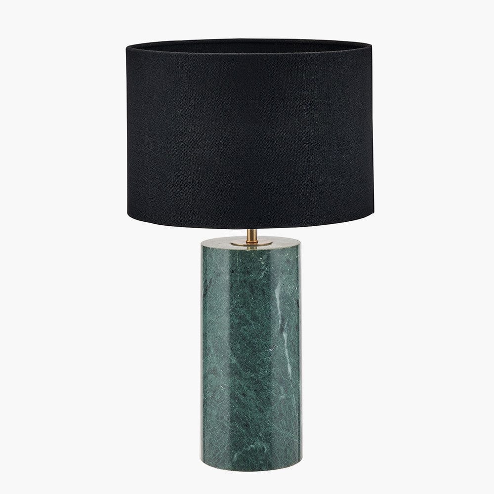 Kiorini Green Marble Table Lamp - Base Only.