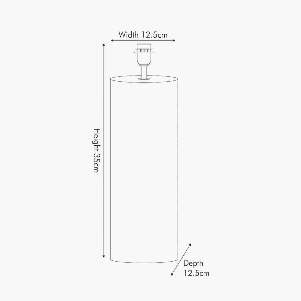 Kiorini Green Marble Table Lamp - Base Only.