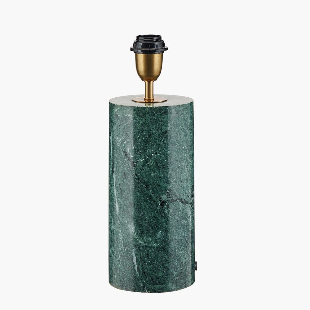 Kiorini Green Marble Table Lamp - Base Only.