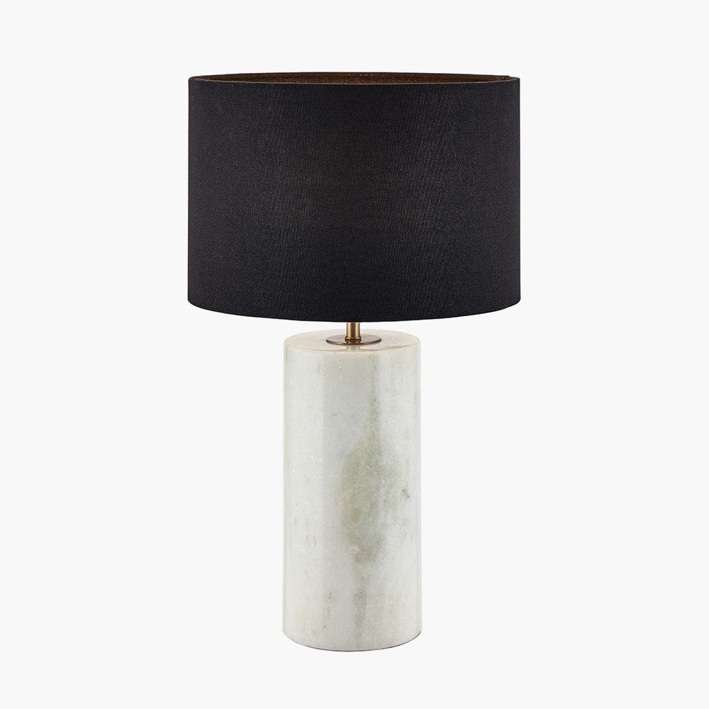 Kiorini White Marble Table Lamp - Base Only - Base Only.