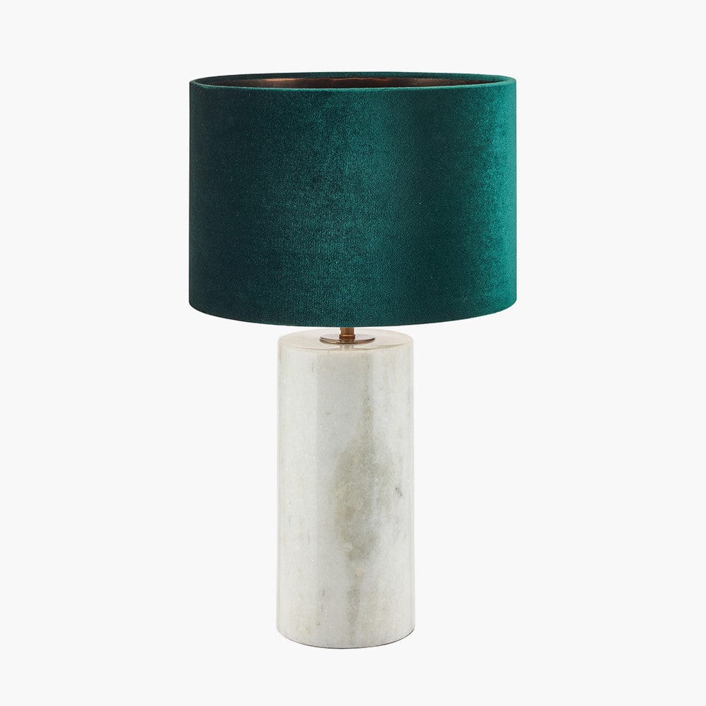 Kiorini White Marble Table Lamp - Base Only - Base Only.