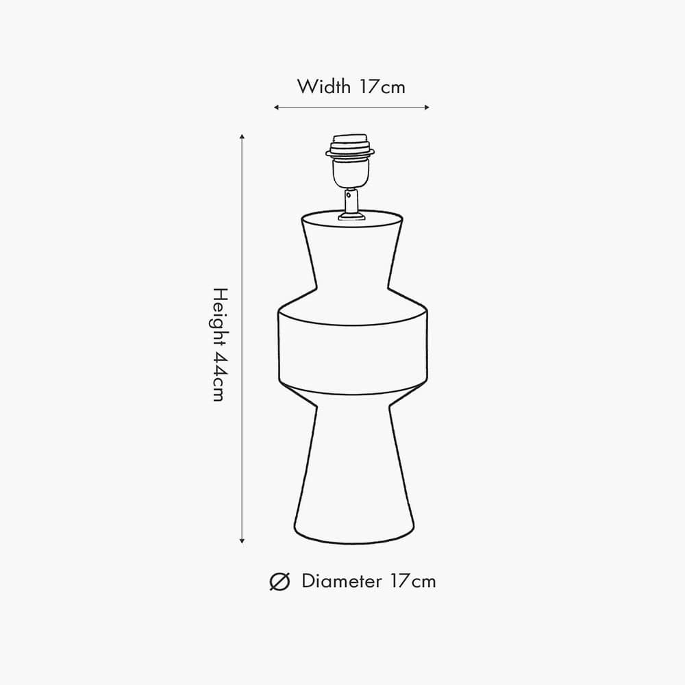 Koa Natural Mango Wood Contemporary Table Lamp Base.