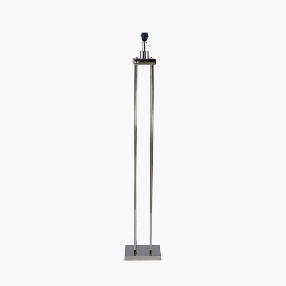 Langston Nickel 4 Post Floor Lamp - Base Only.