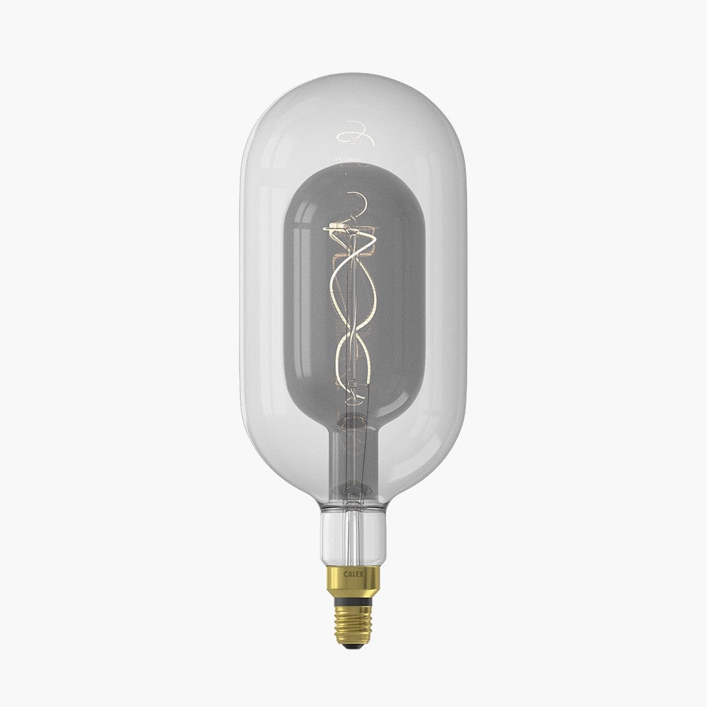 LED Clear and Smokey Double Tube Organic E27 Bulb.