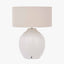 Pacific Lifestyle Lighting Linnea White Grooved Ceramic Table Lamp House of Isabella UK