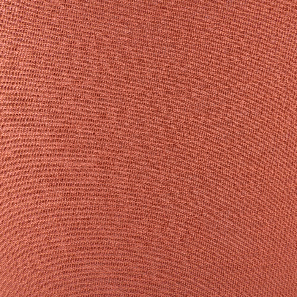 Lino 25cm Cinnamon Self Lined Linen Cylinder Lampshade.