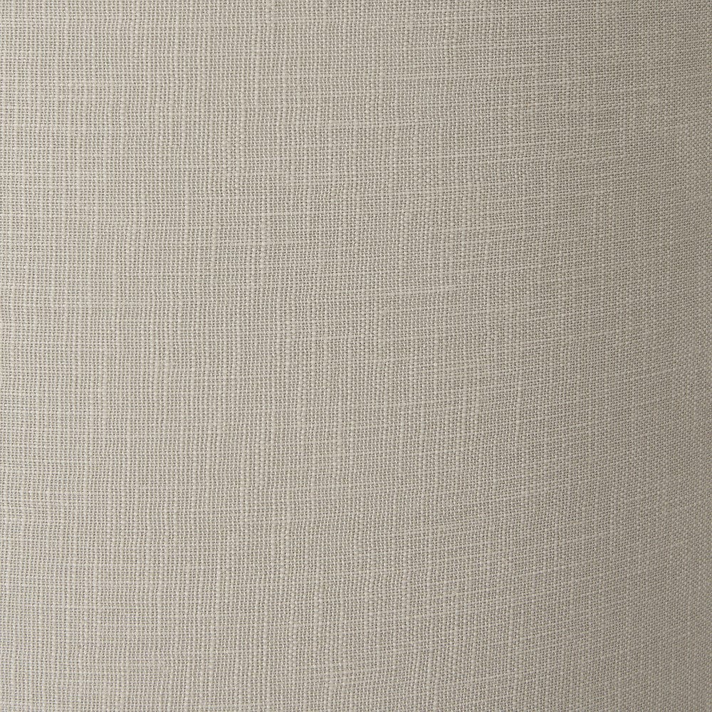 Pacific Lifestyle Lighting Lino 30cm Grey Self Lined Linen Drum Shade House of Isabella UK