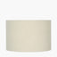 Lino 40cm Cream Self Lined Linen Drum Shade | OUTLET.