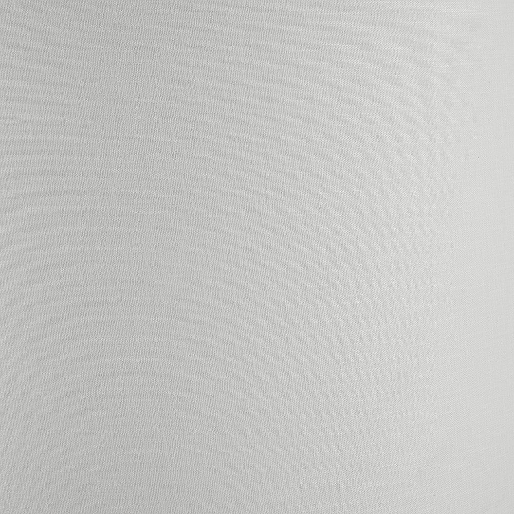 Lino 55cm White Self Lined Linen Drum Shade.