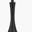 Llora Matt Black Metal Curved Table Lamp Base.