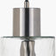 Pacific Lifestyle Lighting Loxley Ripple Effect Clear Glass Pendant House of Isabella UK