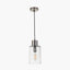 Pacific Lifestyle Lighting Loxley Ripple Effect Clear Glass Pendant House of Isabella UK