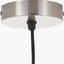 Pacific Lifestyle Lighting Loxley Ripple Effect Clear Glass Pendant House of Isabella UK