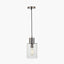 Pacific Lifestyle Lighting Loxley Ripple Effect Clear Glass Pendant House of Isabella UK
