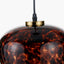 Pacific Lifestyle Lighting Lucien Tortoiseshell Glass Pendant House of Isabella UK