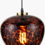 Pacific Lifestyle Lighting Lucien Tortoiseshell Glass Pendant House of Isabella UK