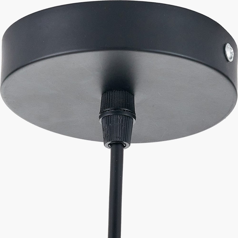 Pacific Lifestyle Lighting Lucien Tortoiseshell Glass Pendant House of Isabella UK