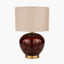 Lucien Tortoiseshell Glass Table Lamp.