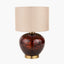 Lucien Tortoiseshell Glass Table Lamp.