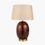 Lucien Tortoiseshell Glass Tall Table Lamp.