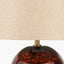 Lucien Tortoiseshell Glass Tall Table Lamp.