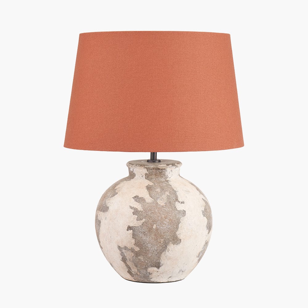 Lulia Antique Finish Stoneware Table Lamp Base.