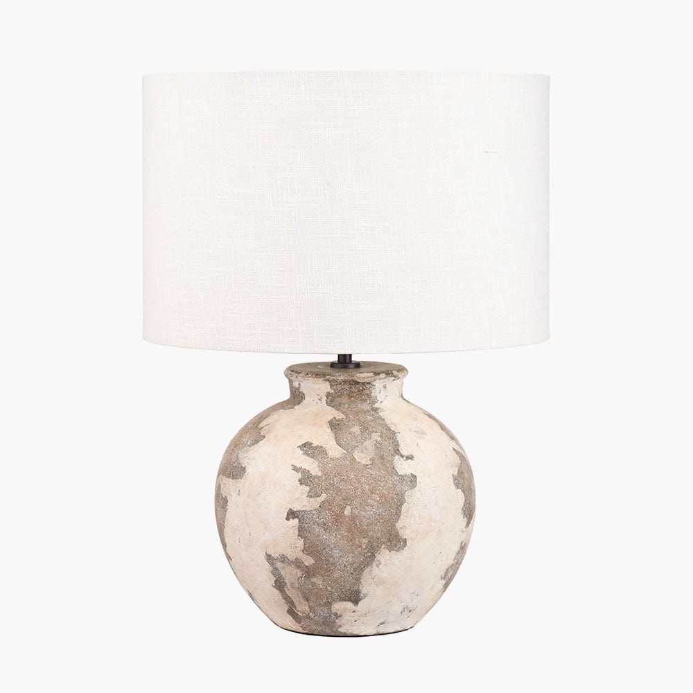 Lulia Antique Finish Stoneware Table Lamp Base.