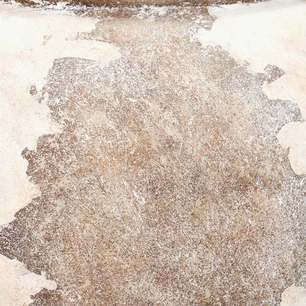 Lulia Antique Finish Stoneware Urn Table Lamp Base with Coast 45cm Cream Calico Tapered Lampshade.