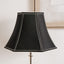 Lyla 45cm Black Silk Mix Bowed Lampshade.