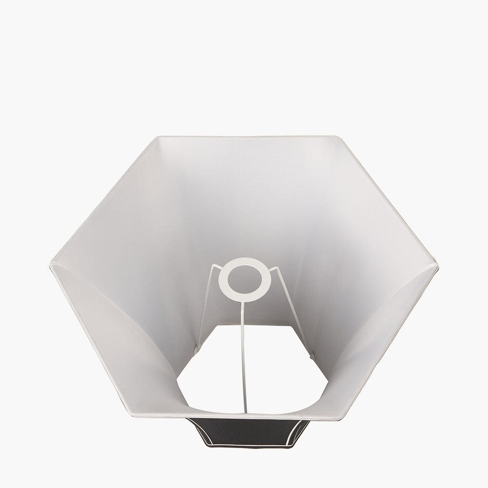 Lyla 45cm Black Silk Mix Bowed Lampshade.