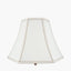 Pacific Lifestyle Lighting Lyla 50cm Cream Polysilk Bowed Shade House of Isabella UK