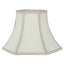 Pacific Lifestyle Lighting Lyla 50cm Cream Polysilk Bowed Shade House of Isabella UK