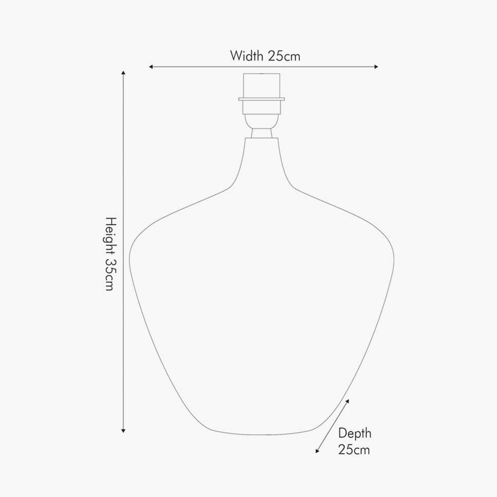 Manaia Antique Black Textured Wood Table Lamp - Base Only.