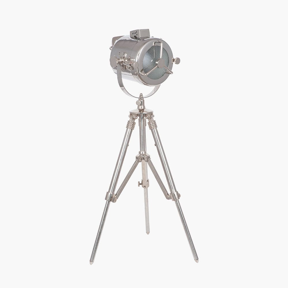 Marine Nickel Searchlight Table Lamp.