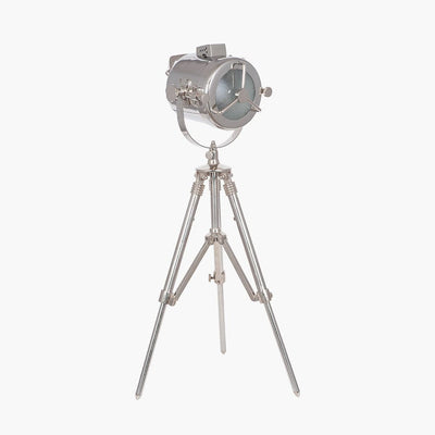 Pacific Lifestyle Lighting Marine Nickel Searchlight Table Lamp House of Isabella UK